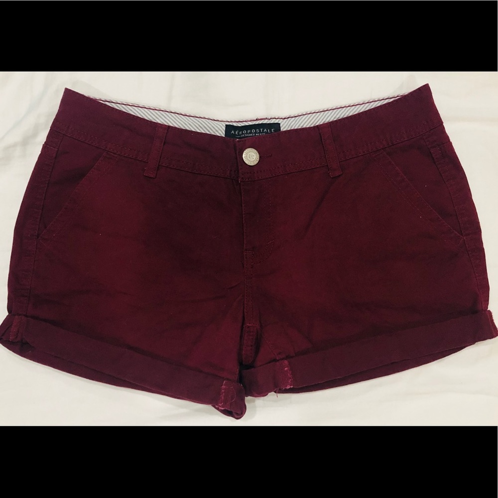 Burgundy Shorts